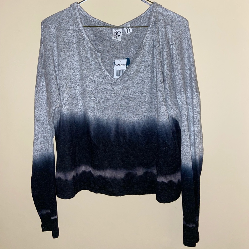 ROXY Staying True Dip-Dye Long Sleeve Top - Picture 2 of 3